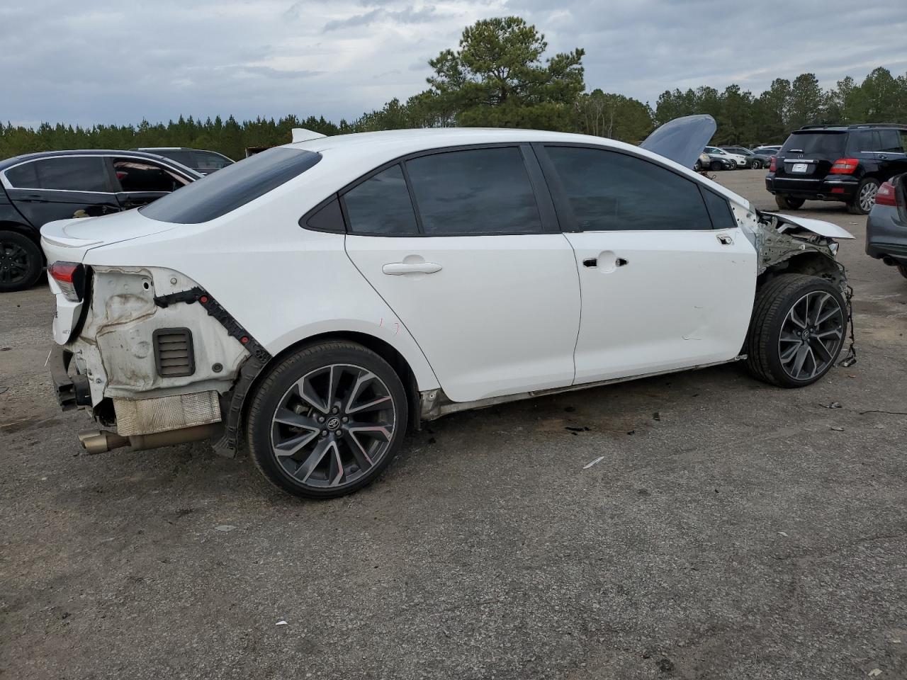 2020 Toyota Corolla VIN 5YFS4RCE0LP021871 Copart auction photo, all over damage thumbnail 3
