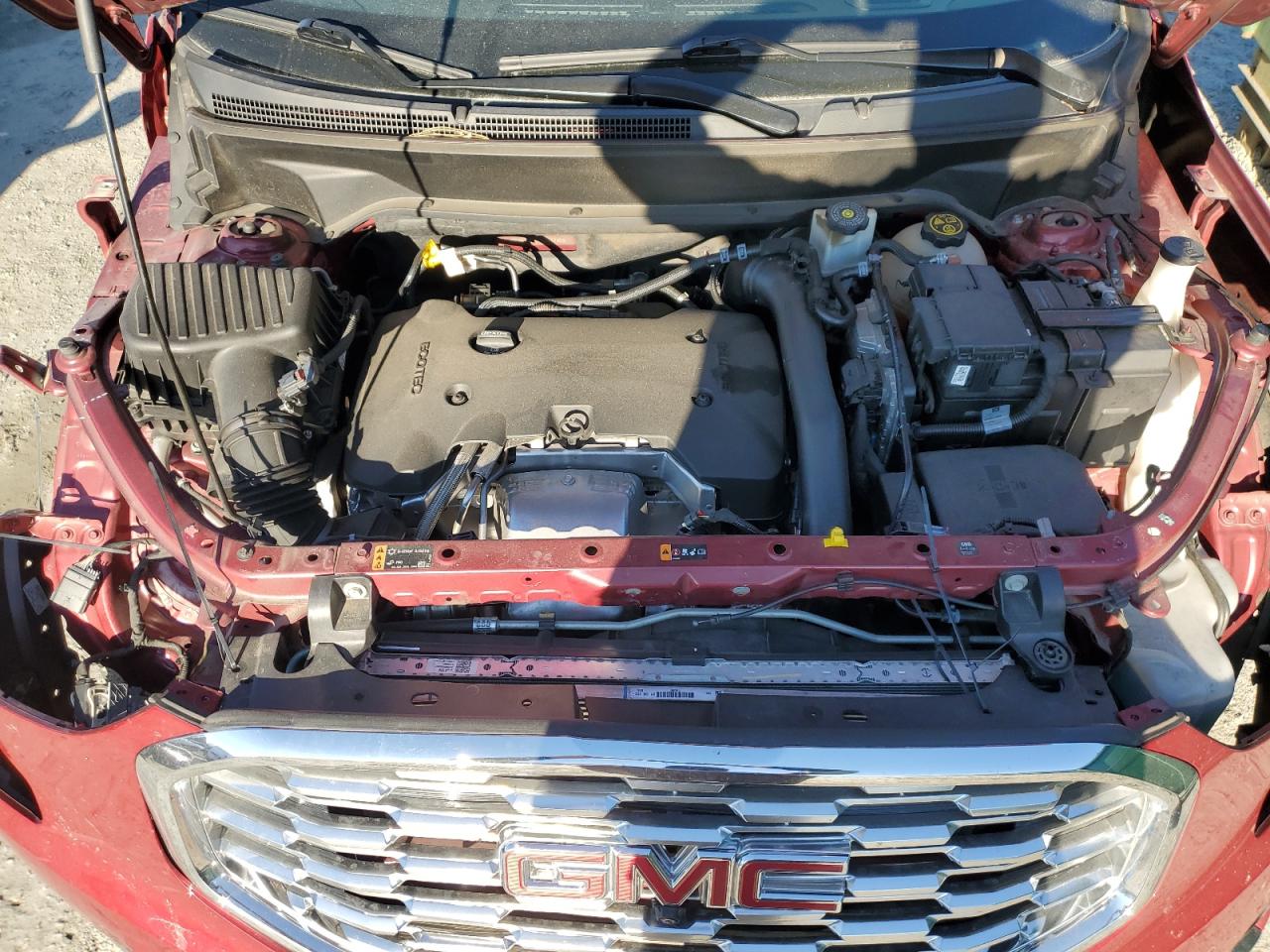 2019 GMC Terrain VIN 3GKALSEX8KL261755 Copart auction photo, front end damage thumbnail 11