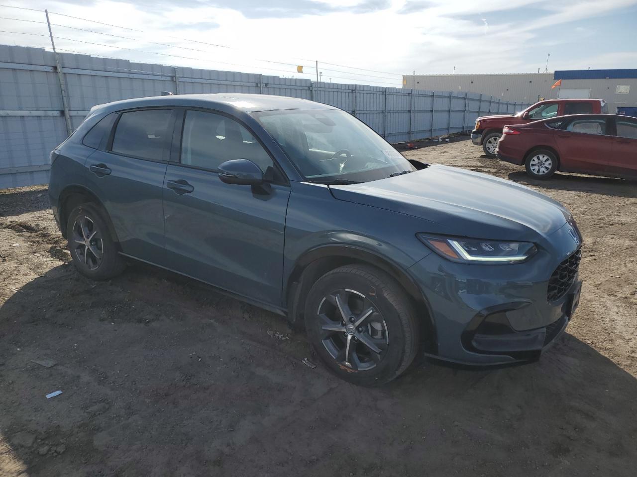 2024 Honda HR-V VIN 3CZRZ2H76RM733376 Copart auction photo, side / hail damage thumbnail 4
