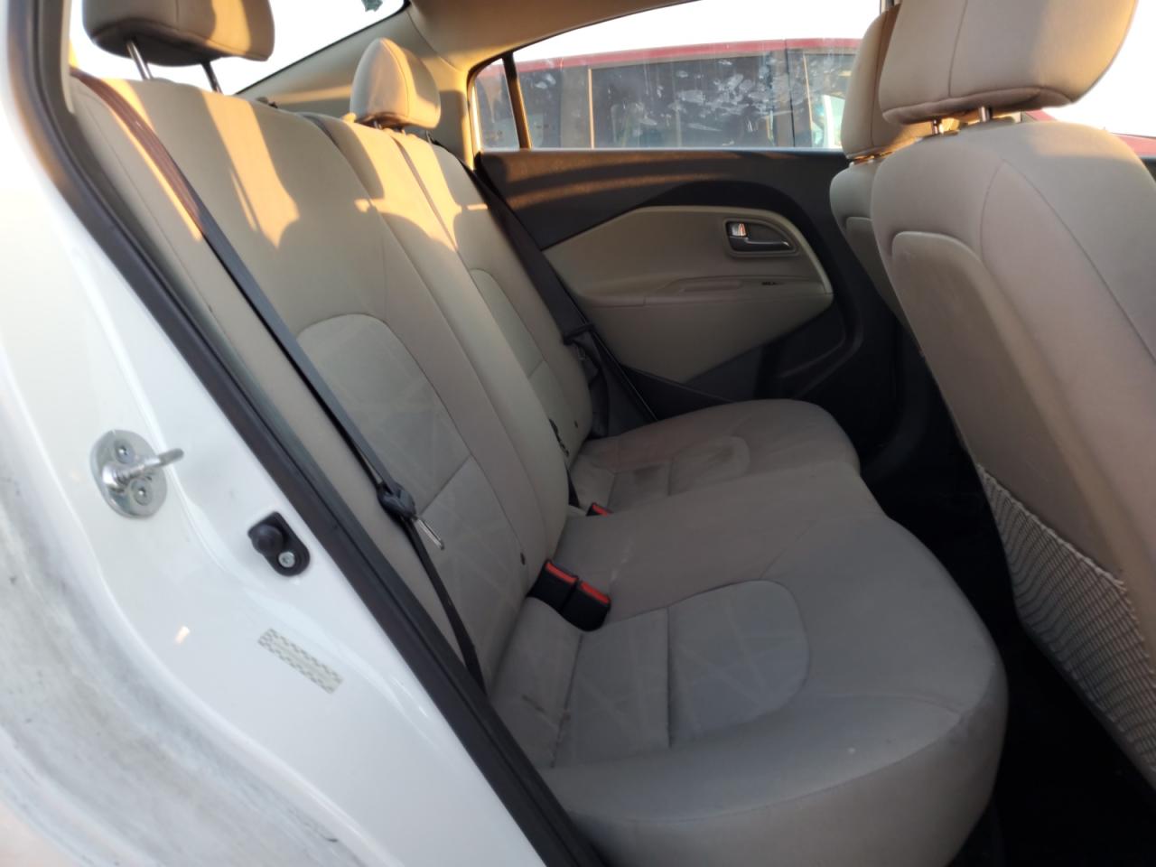 2014 KIA Rio VIN KNADM4A3XE6374641 Copart auction photo, front end / side damage thumbnail 10