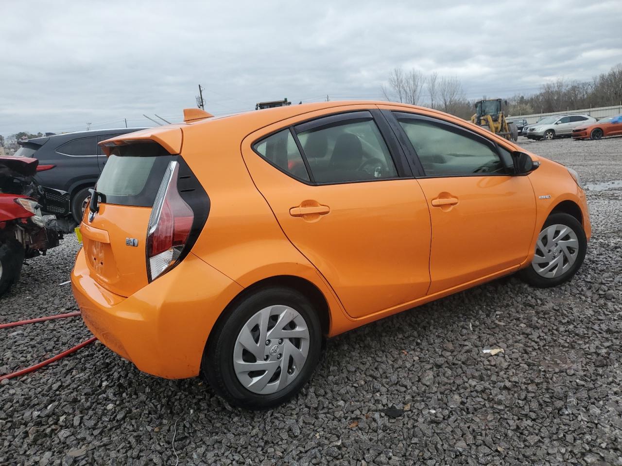 2016 Toyota Prius VIN JTDKDTB37G1589834 Copart auction photo, front end / rear end damage thumbnail 3