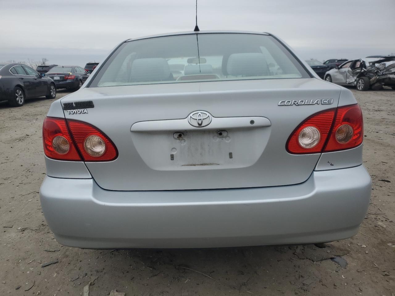 2007 Toyota Corolla VIN 2T1BR32E97C785840 Copart auction photo, front end / undercarriage damage thumbnail 6