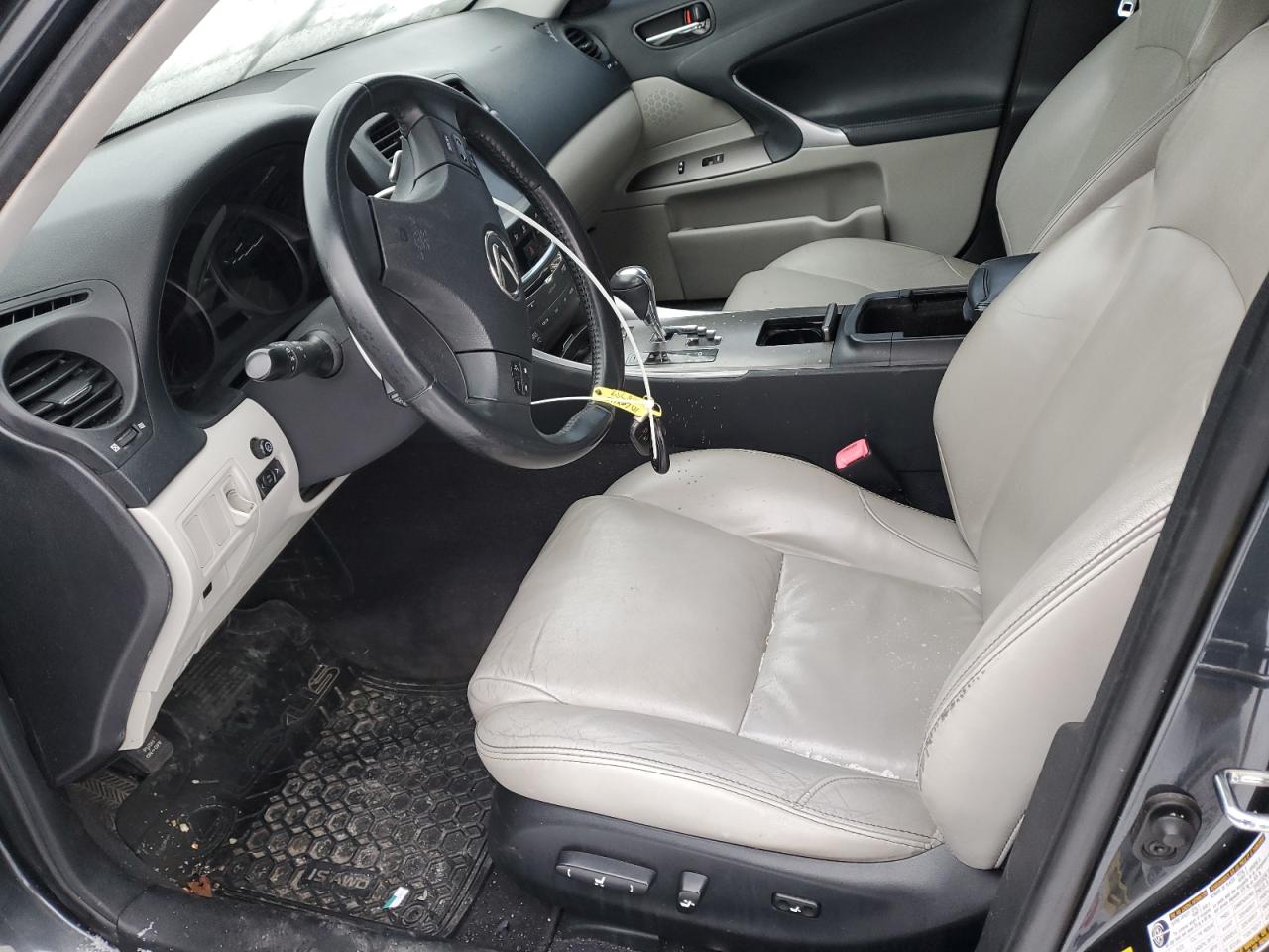 2010 Lexus IS VIN JTHCF5C20A5041981 Copart auction photo, all over damage thumbnail 7