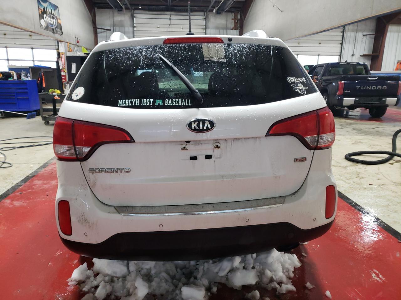 2014 KIA Sorento VIN 5XYKTCA67EG515793 Copart auction photo, front end damage thumbnail 6