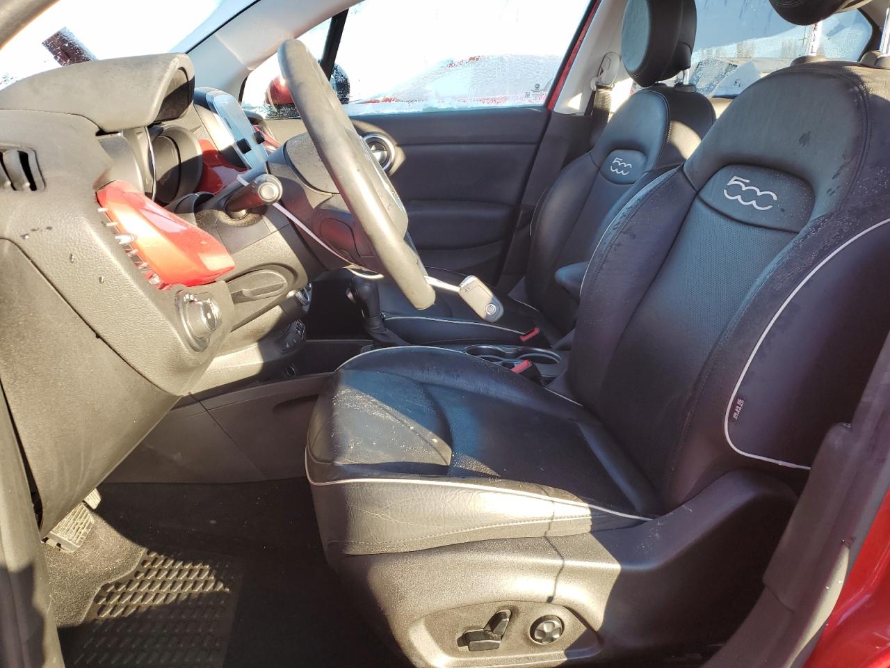 2018 Fiat 500 VIN ZFBCFYDB0JP656555 Copart auction photo, front end / rear end damage thumbnail 7
