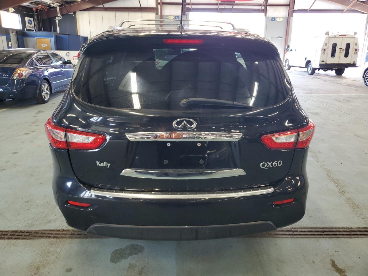 2015 Infiniti QX60 VIN 5N1AL0MM9FC517356 Copart auction photo, rear end / minor dent/scratches damage thumbnail 6