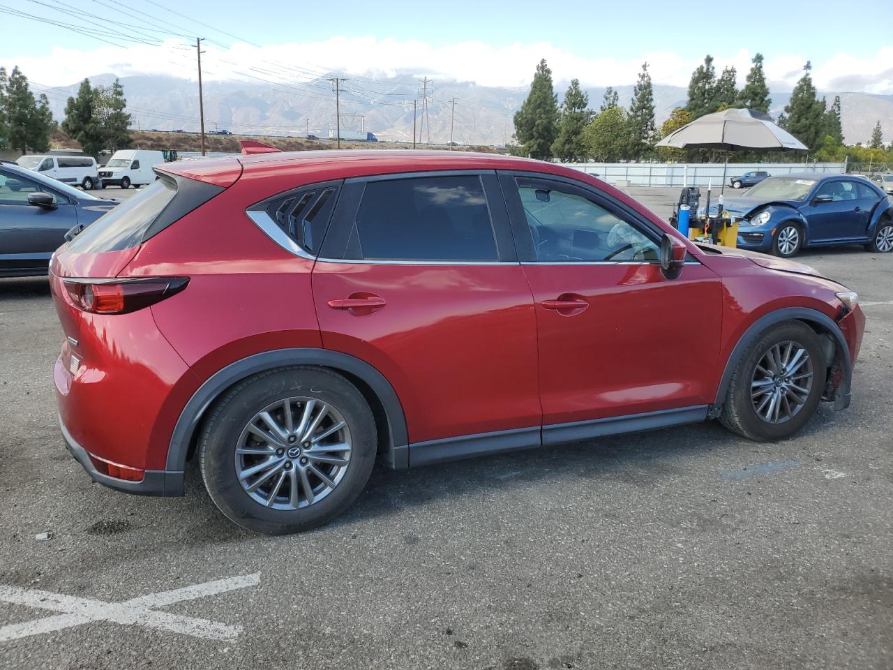 2018 Mazda CX-5 VIN JM3KFABM8J1408097 Copart auction photo, mechanical / front end damage thumbnail 3