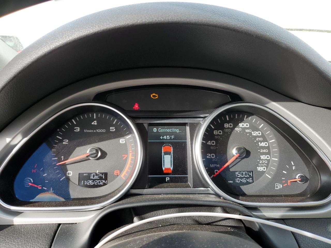 2014 Audi Q7 VIN WA1LGAFE7ED017275 Copart auction photo, hail damage thumbnail 9