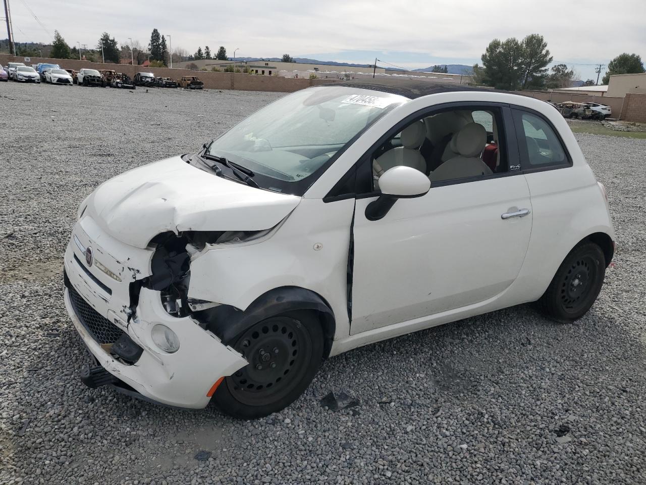 2013 Fiat 500 VIN 3C3CFFDR4DT651992 - Copart auction photo