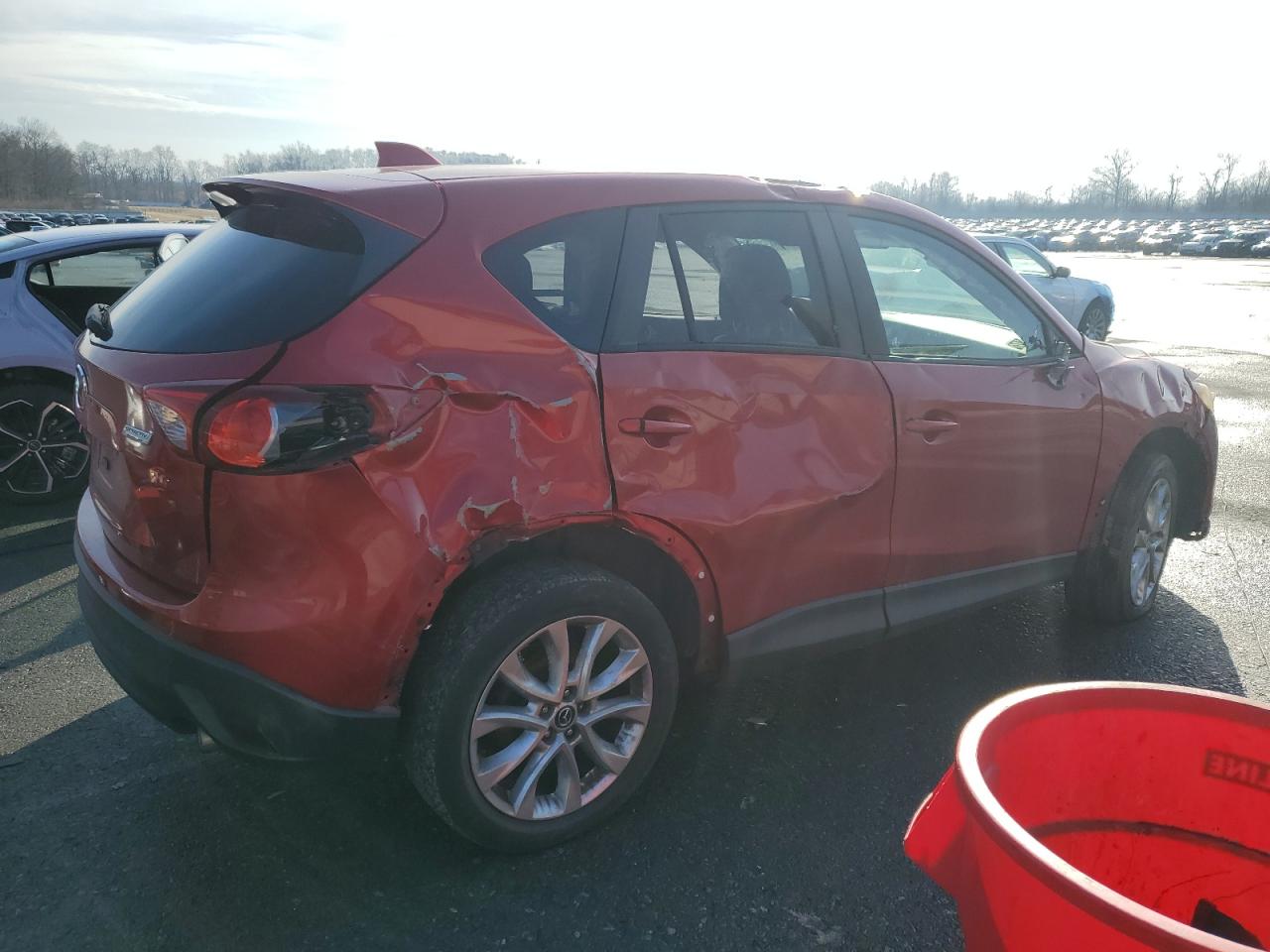 2015 Mazda CX-5 VIN JM3KE4DY0F0502458 Copart auction photo, all over damage thumbnail 3