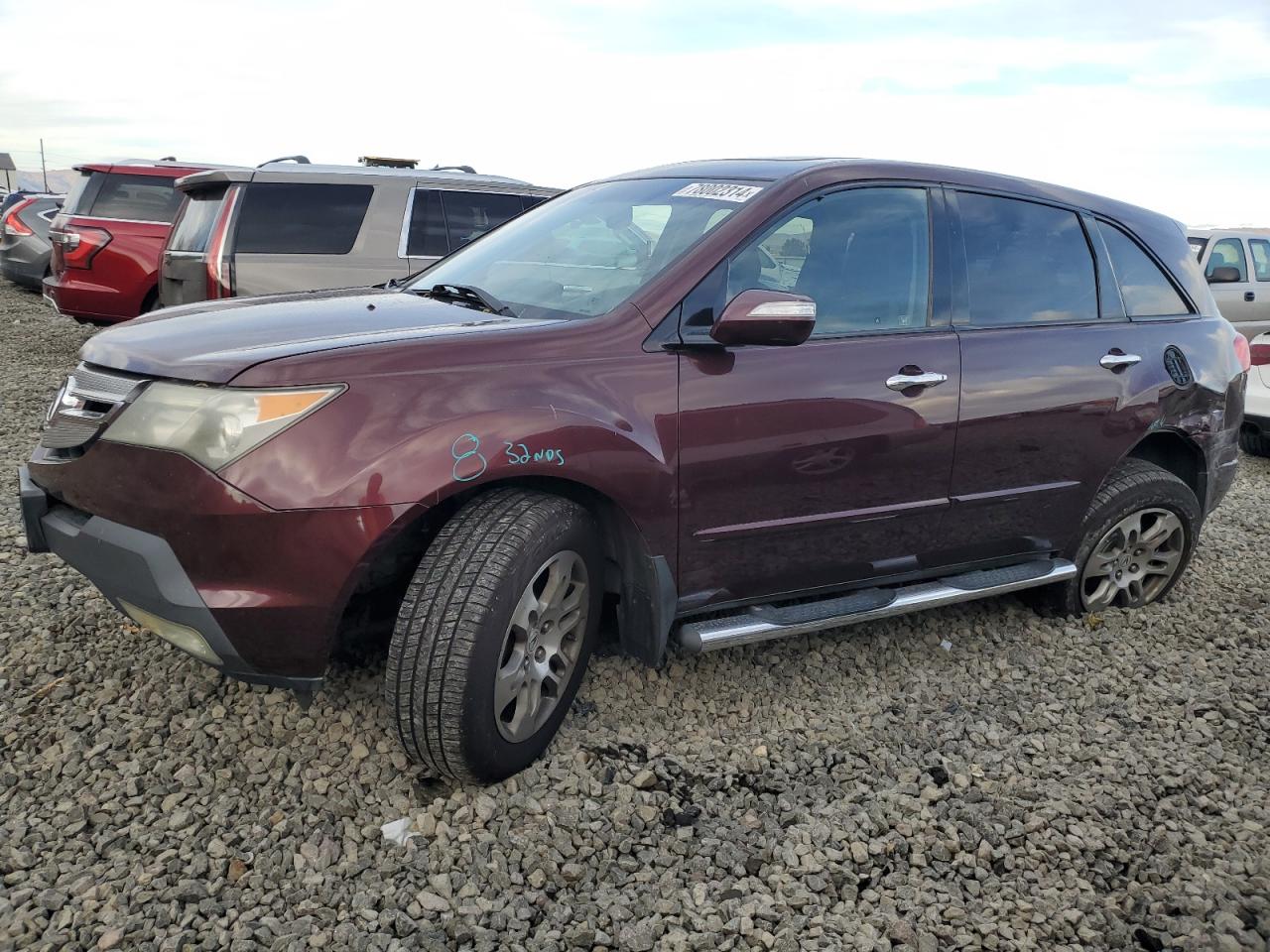 2008 Acura MDX VIN 2HNYD28308H537809