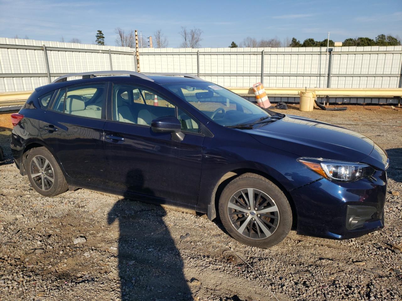 2019 Subaru Impreza VIN 4S3GTAD6XK3708882 Copart auction photo, front end / side damage thumbnail 4