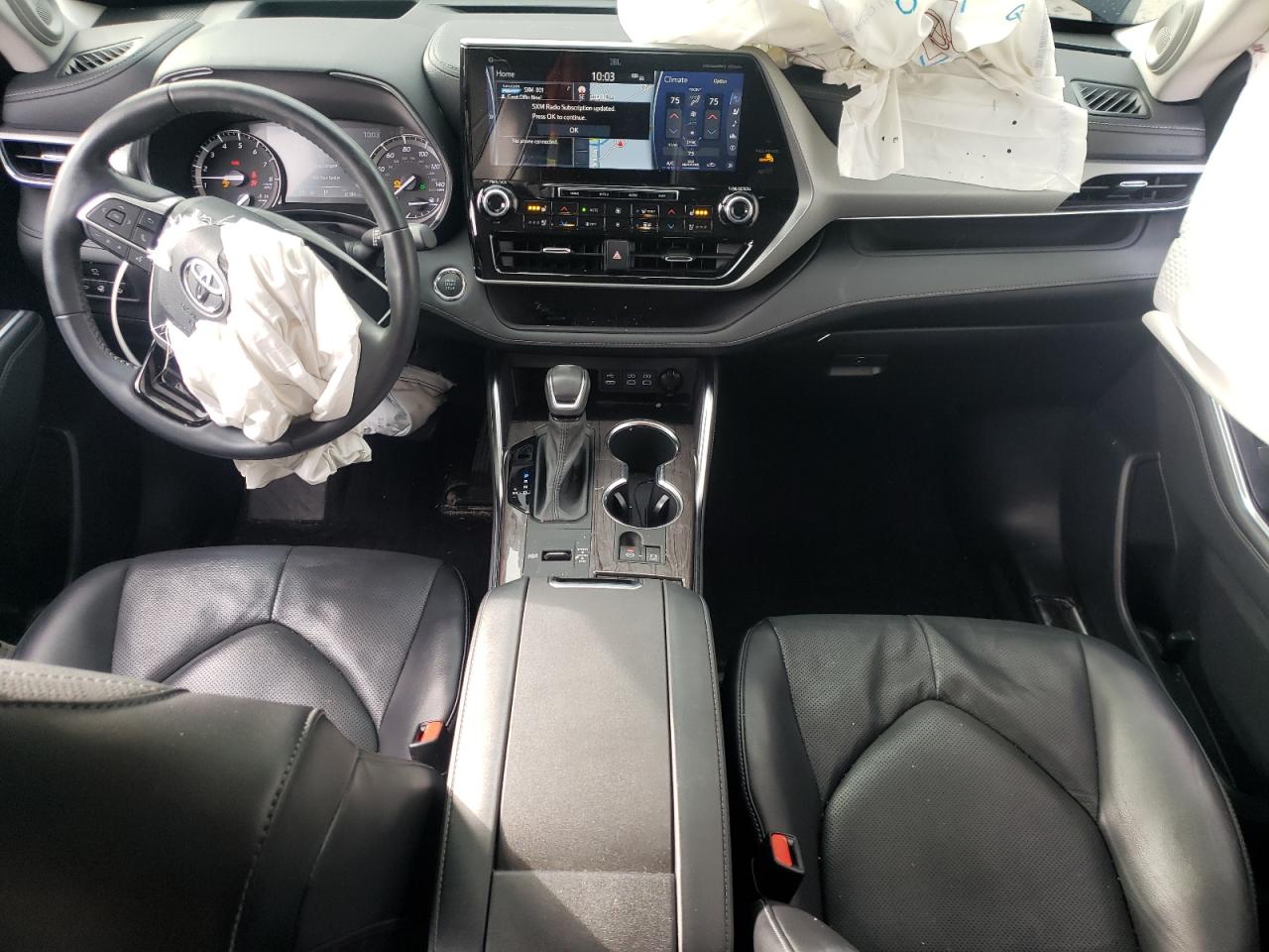2022 Toyota Highlander VIN 5TDFZRAH4NS109994 Copart auction photo, front end / frame damage damage thumbnail 8