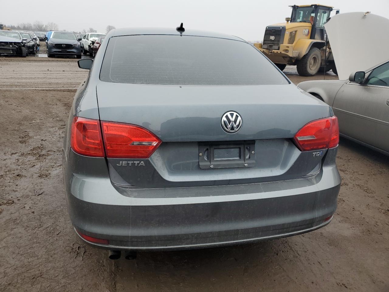 2014 Volkswagen Jetta VIN 3VWLL7AJ8EM306403 Copart auction photo, front end / side damage thumbnail 6