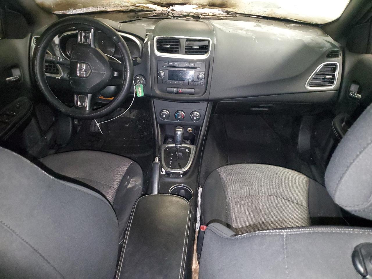 2013 Dodge Avenger VIN 1C3CDZAB2DN725876 Copart auction photo, burn - engine / front end damage thumbnail 8