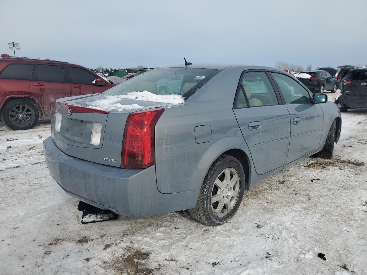 2007 Cadillac CTS VIN 1G6DP577570131788 Copart auction photo, side / rear end damage thumbnail 3
