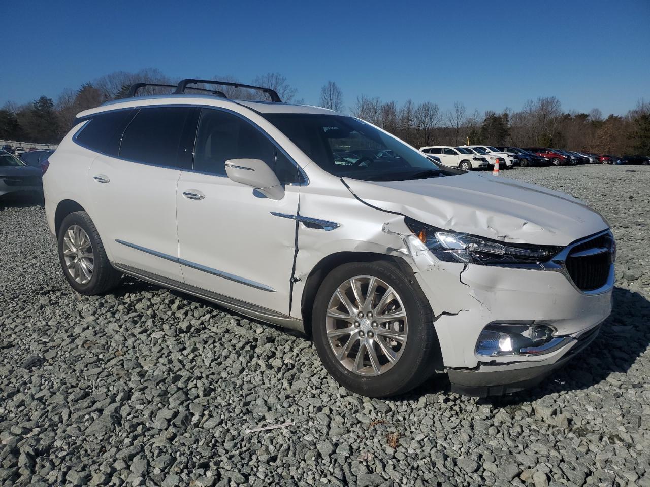 2019 Buick Enclave VIN 5GAEVAKW1KJ155850 Copart auction photo, front end / side damage thumbnail 4