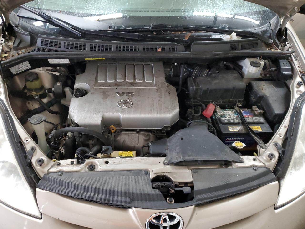 2010 Toyota Sienna VIN 5TDKK4CC4AS308691 Copart auction photo, top/roof / side damage thumbnail 12