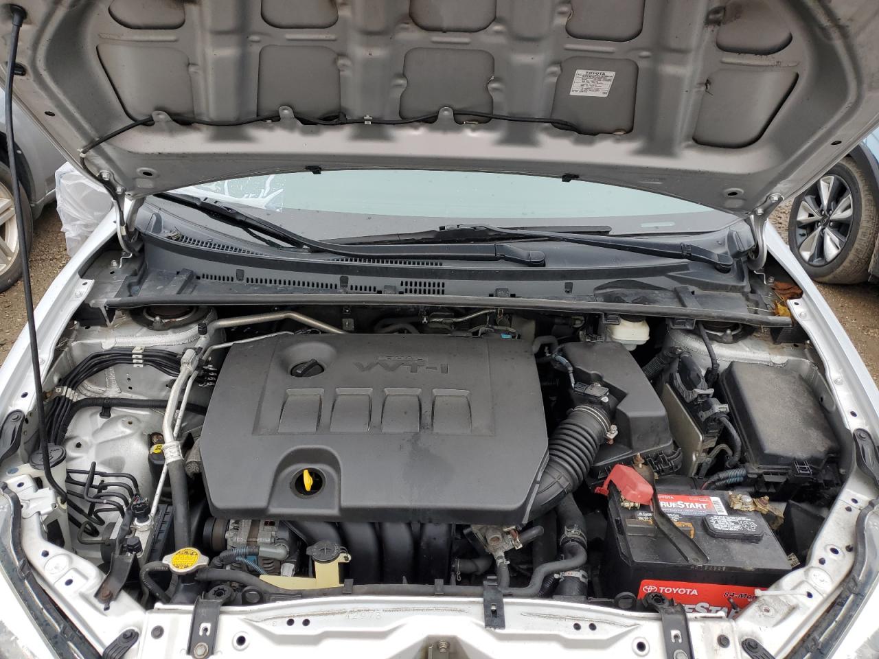 2014 Toyota Corolla VIN 5YFBURHE0EP118533 Copart auction photo, side / front end damage thumbnail 11