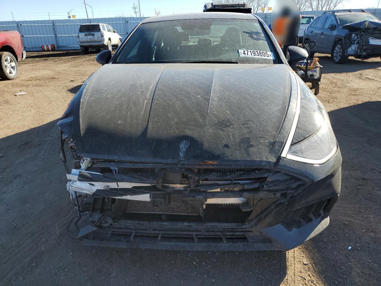 2023 Hyundai Sonata VIN KMHL14JC7PA341115 Copart auction photo, front end / hail damage thumbnail 5