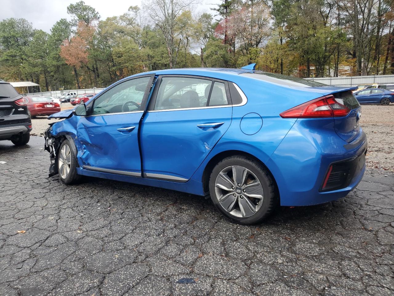 2017 Hyundai IONIQ VIN KMHC85LC8HU031019 Copart auction photo, all over damage thumbnail 2