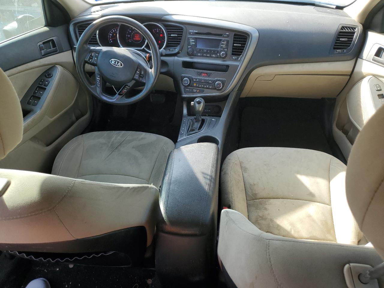 2012 KIA Optima VIN KNAGM4A77C5271924 Copart auction photo, all over damage thumbnail 8