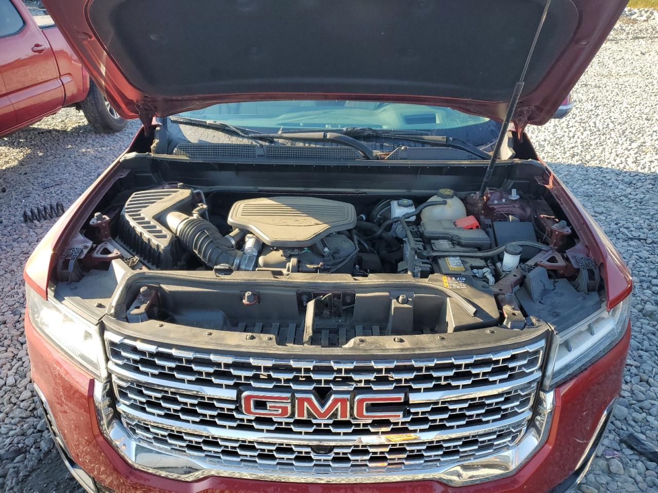 2021 GMC Acadia VIN 1GKKNPLSXMZ176964 Copart auction photo, side / rear end damage thumbnail 12