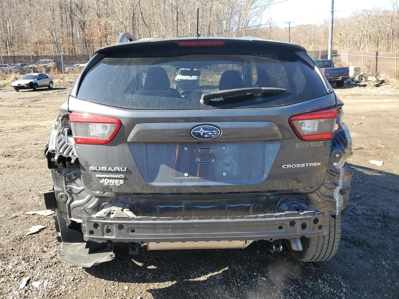 2021 Subaru XV VIN JF2GTABC0M8289876 Copart auction photo, rear end / side damage thumbnail 6
