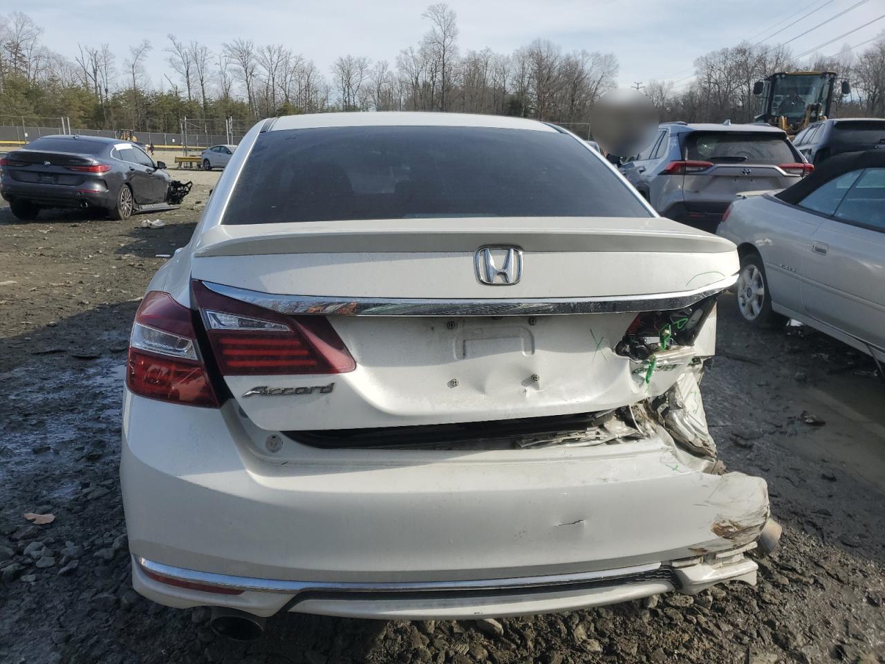 2016 Honda Accord VIN 1HGCR2F59GA031108 Copart auction photo, rear end damage thumbnail 6