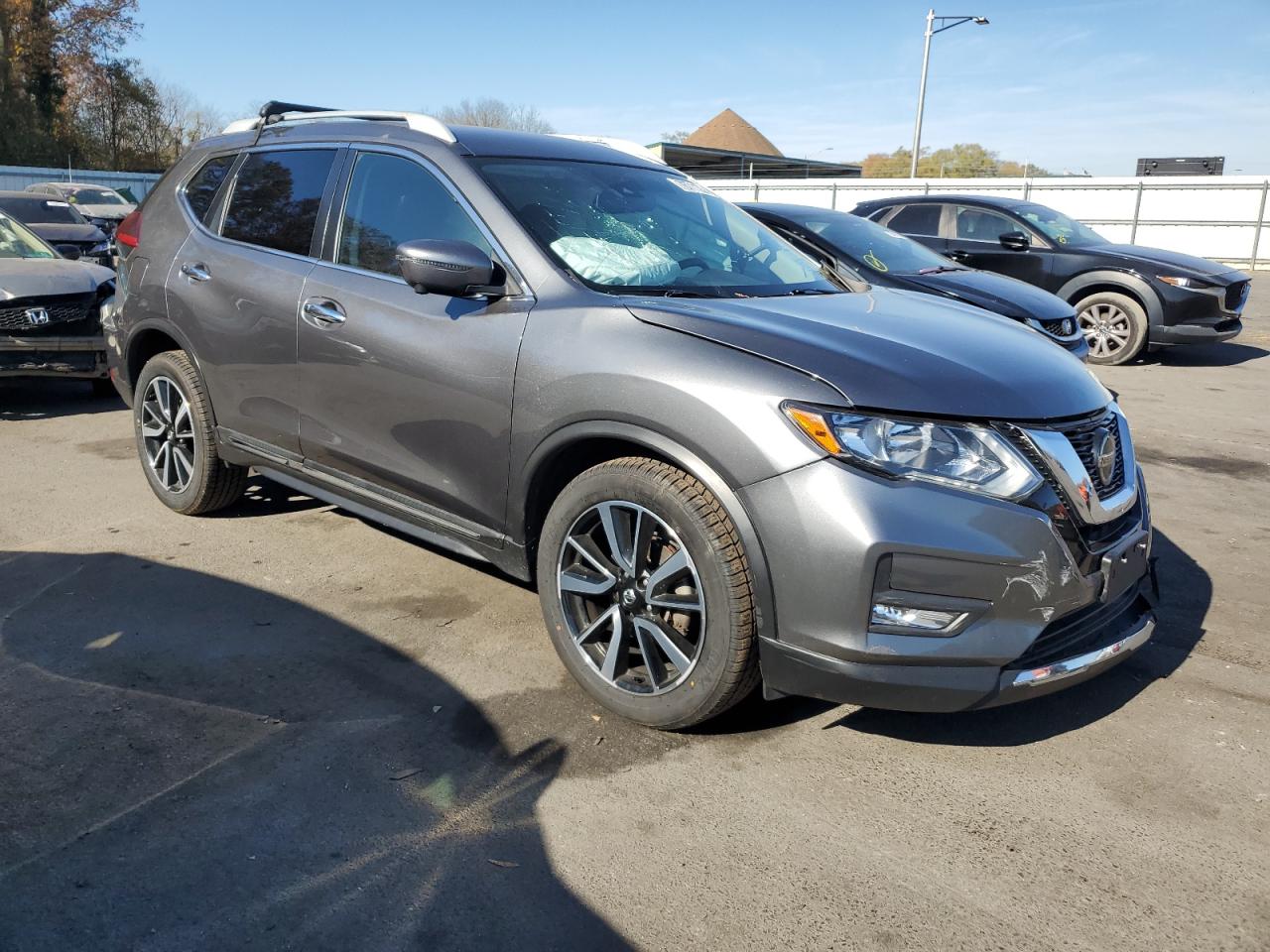 2019 Nissan Rogue VIN 5N1AT2MV4KC823525 Copart auction photo, front end damage thumbnail 4
