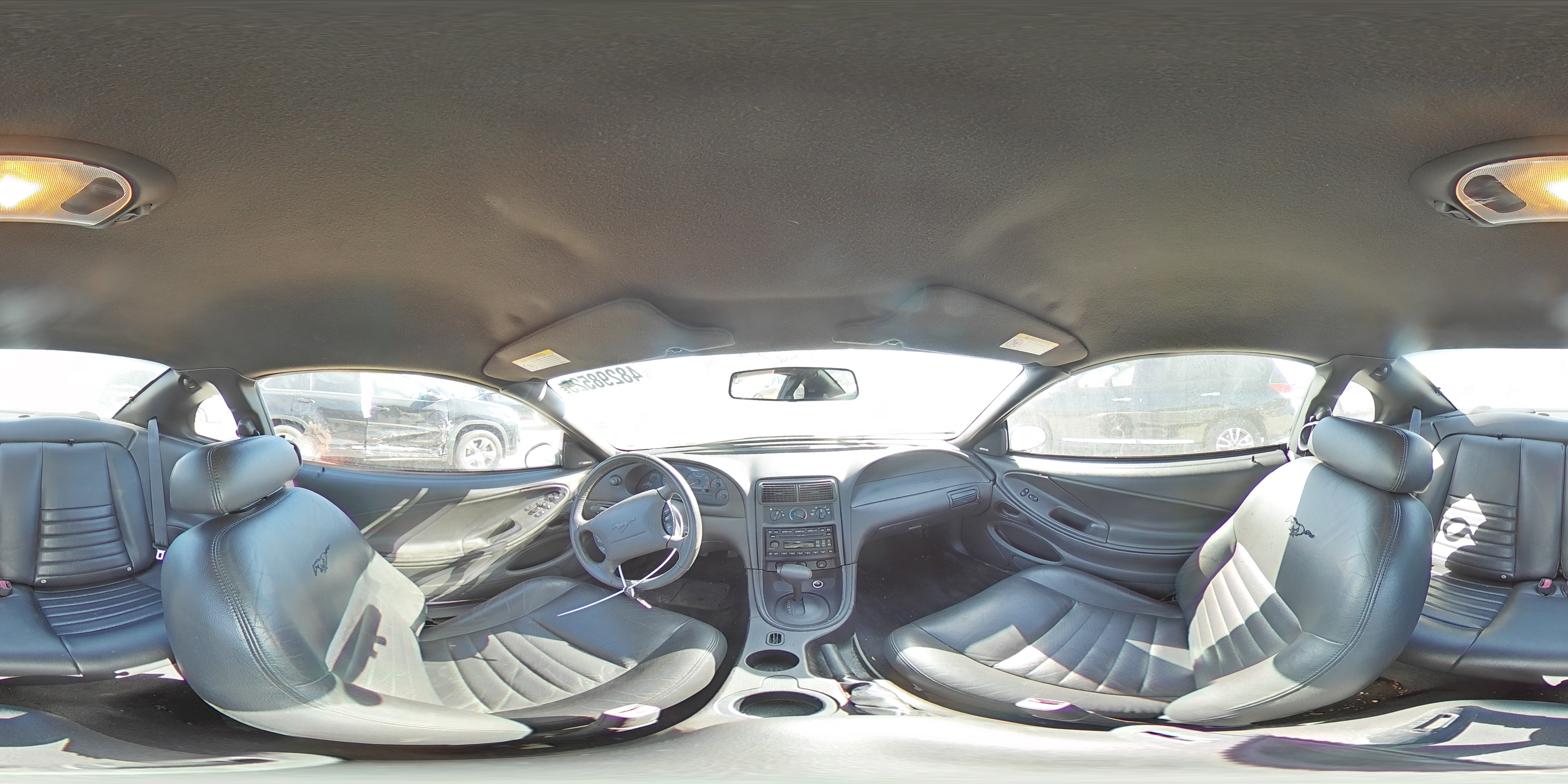 2004 Ford Mustang VIN 1FAFP42X44F128094 Copart auction photo, all over damage thumbnail 12