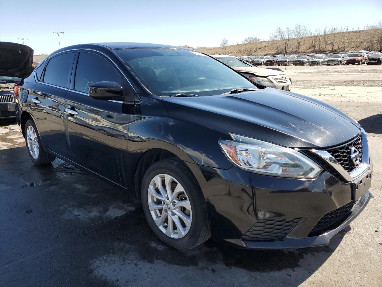 2018 Nissan Sentra VIN 3N1AB7AP6JY242627 Copart auction photo, undercarriage / front end damage thumbnail 4
