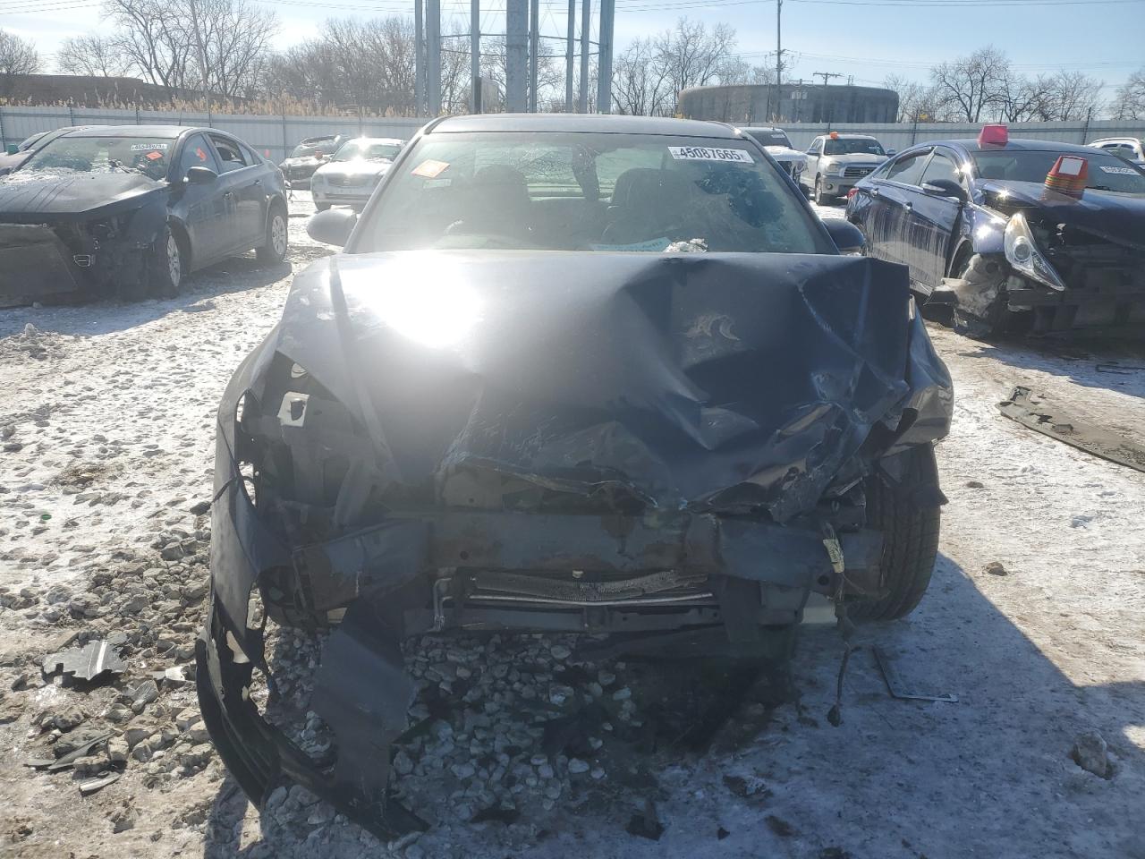 2012 Chevrolet Impala VIN 2G1WC5E35C1202044 Copart auction photo, front end / side damage thumbnail 5