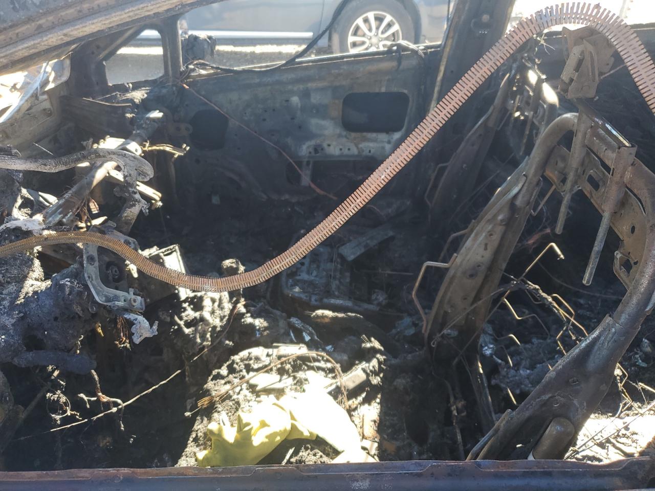 2015 KIA Rio VIN KNADM4A39F6502126 Copart auction photo, burn - engine / burn damage thumbnail 7