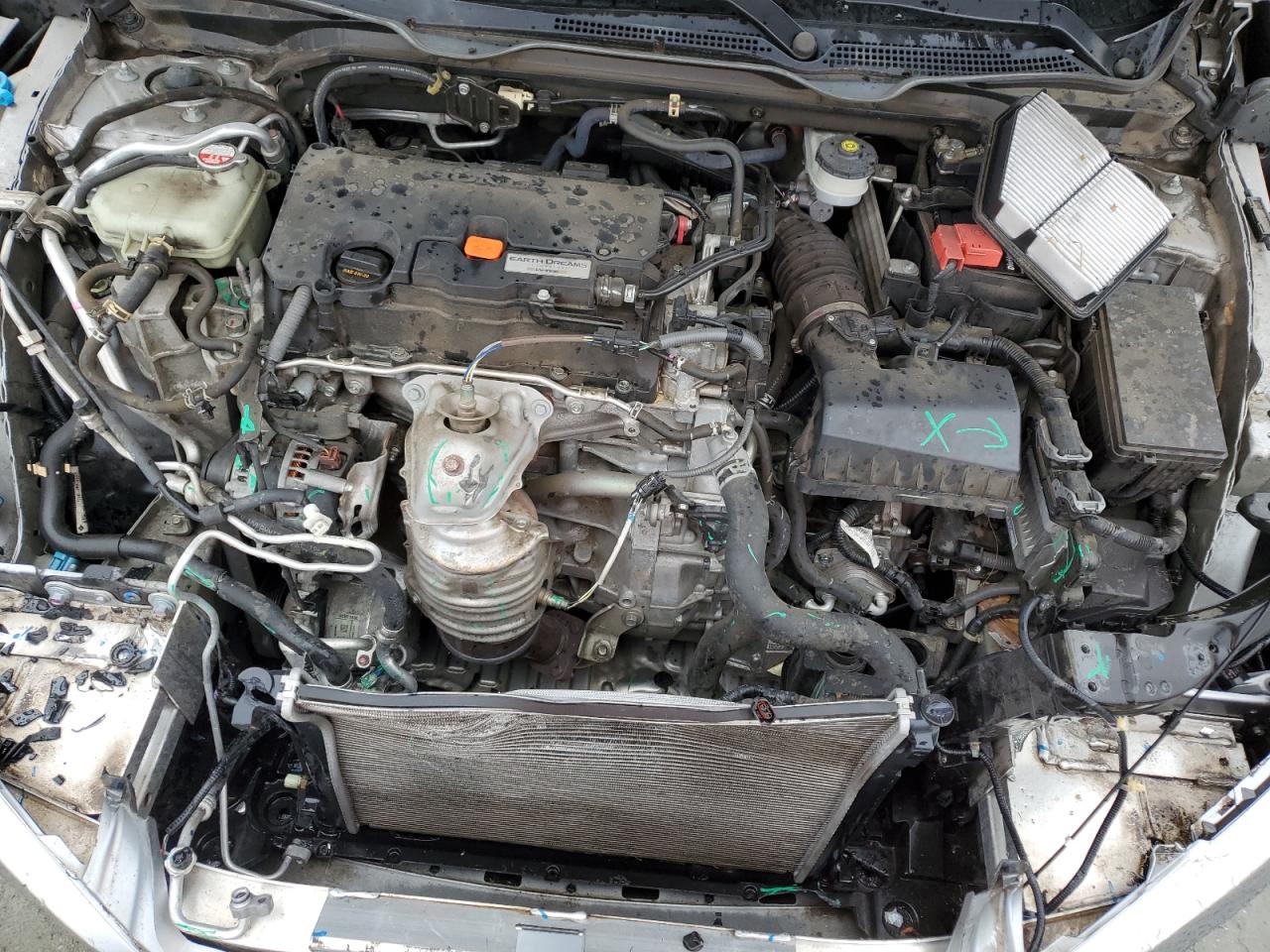2018 Honda Civic VIN 19XFC2F76JE012504 Copart auction photo, front end damage thumbnail 11