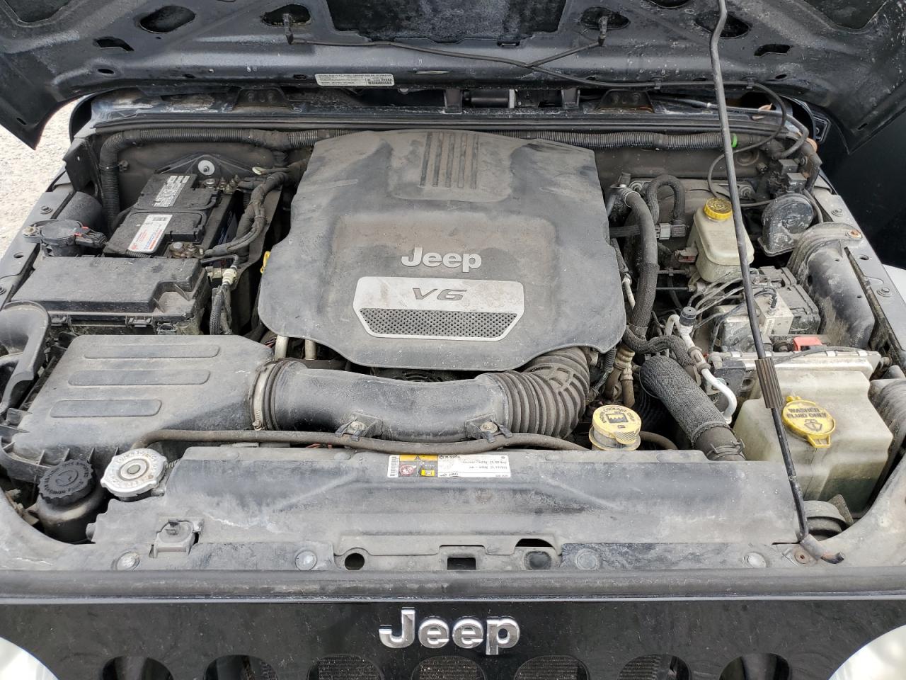 2014 Jeep Wrangler VIN 1C4AJWAG1EL200181 Copart auction photo, water/flood damage thumbnail 11