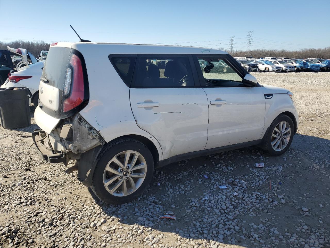 2017 KIA Soul VIN KNDJP3A51H7457219 Copart auction photo, rear end damage thumbnail 3