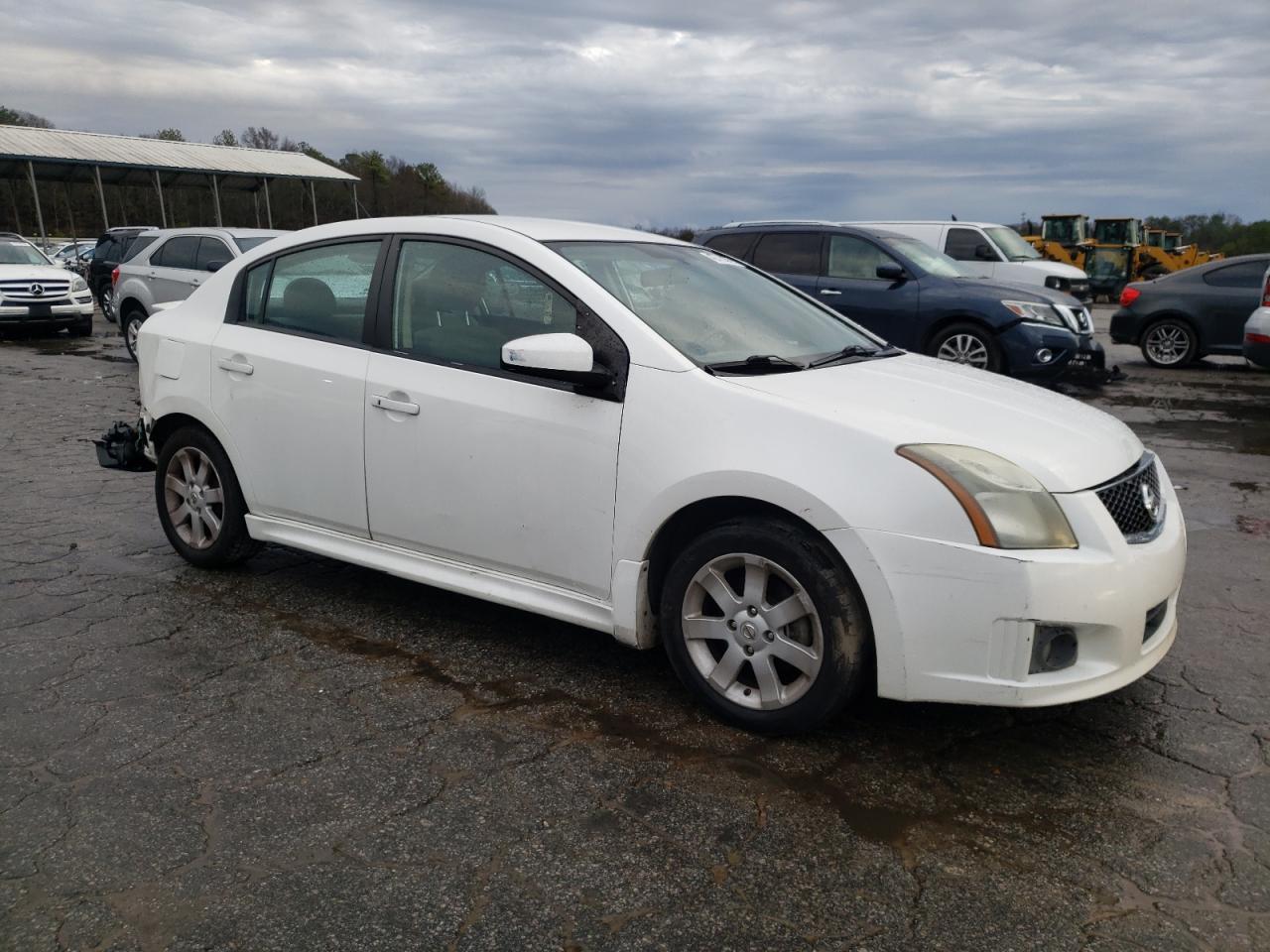 2010 Nissan Sentra VIN 3N1AB6APXAL605552 Copart auction photo, rear end / side damage thumbnail 4