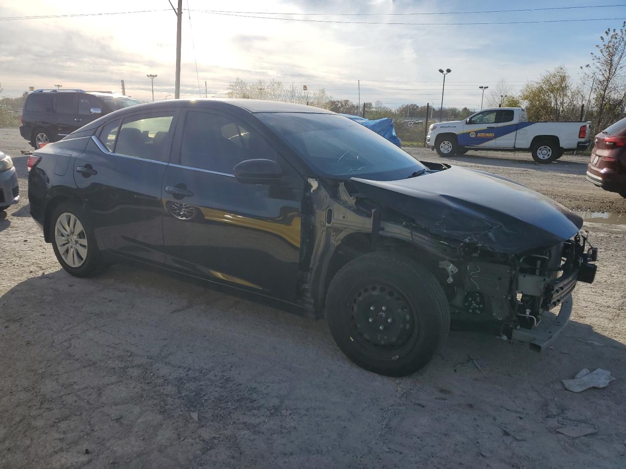 2021 Nissan Sentra VIN 3N1AB8BV5MY302534 Copart auction photo, front end damage thumbnail 4