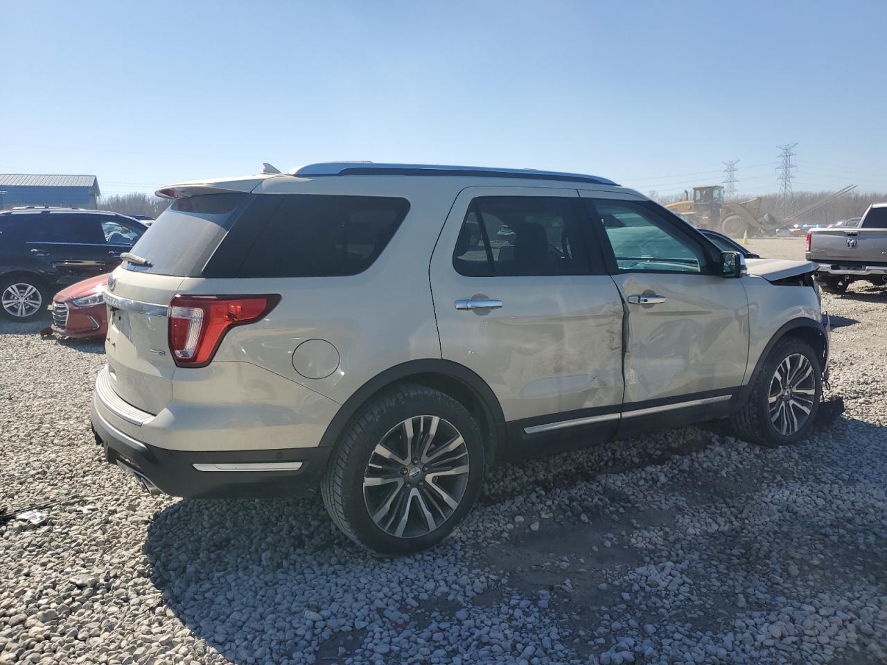 2018 Ford Explorer VIN 1FM5K8HT6JGC94280 Copart auction photo, side damage thumbnail 3