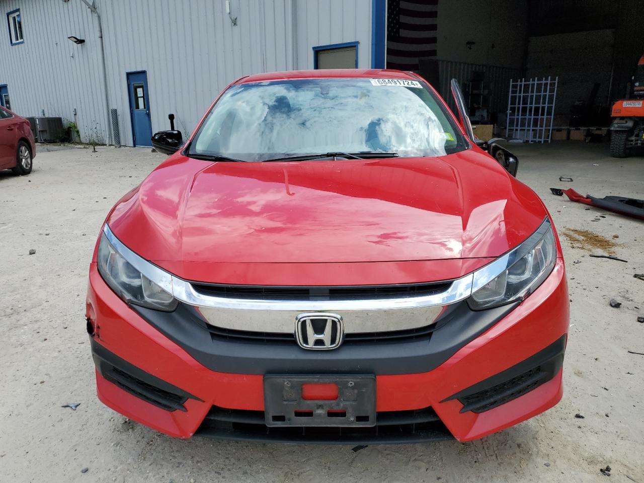 2016 Honda Civic VIN 2HGFC2F57GH541327 Copart auction photo, all over damage thumbnail 5