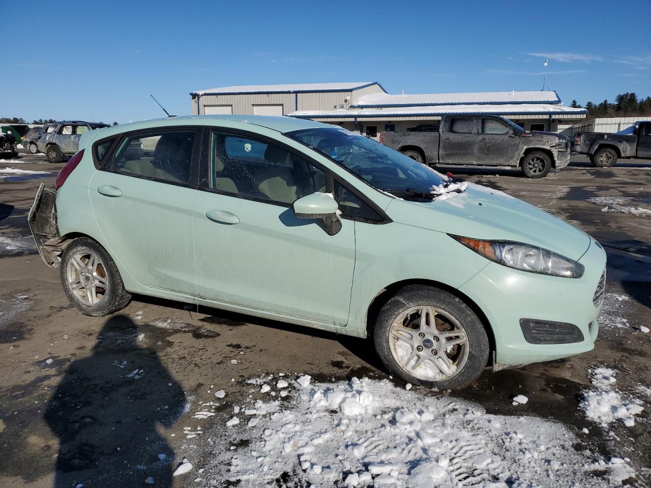 2017 Ford Fiesta VIN 3FADP4EJ8HM115725 Copart auction photo, rear end damage thumbnail 4