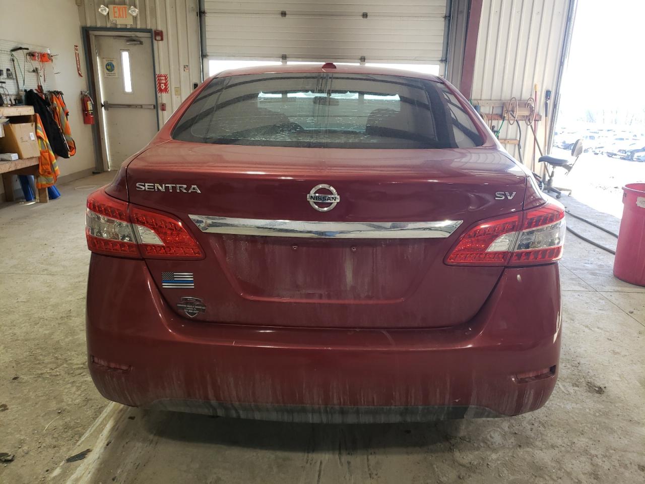 2015 Nissan Sentra VIN 3N1AB7AP0FL678894 Copart auction photo, front end / side damage thumbnail 6