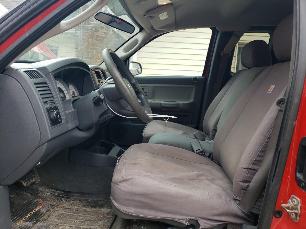 2005 Dodge Dakota VIN 1D7HE42N25S157969 Copart auction photo, rear end damage thumbnail 7
