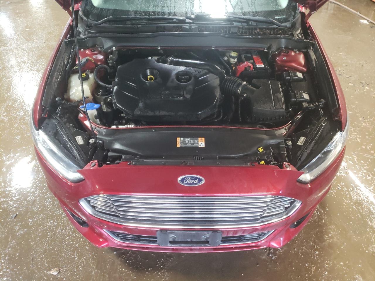 2016 Ford Fusion VIN 3FA6P0K93GR222789 Copart auction photo, rear end / side damage thumbnail 11