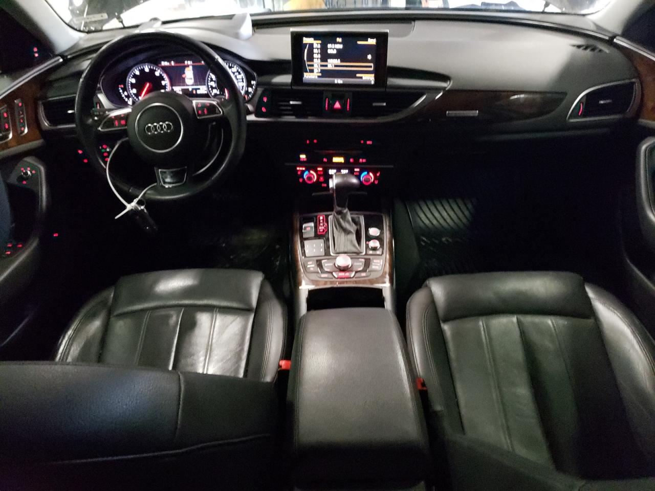 2015 Audi A6 VIN WAUHGAFCXFN007004 Copart auction photo, front end damage thumbnail 8