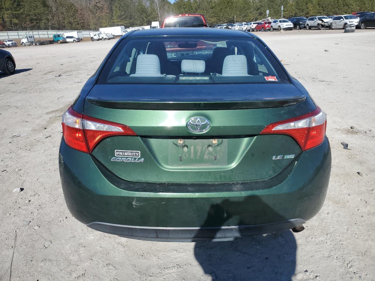 2014 Toyota Corolla VIN 2T1BPRHE4EC049871 Copart auction photo, front end / undercarriage damage thumbnail 6