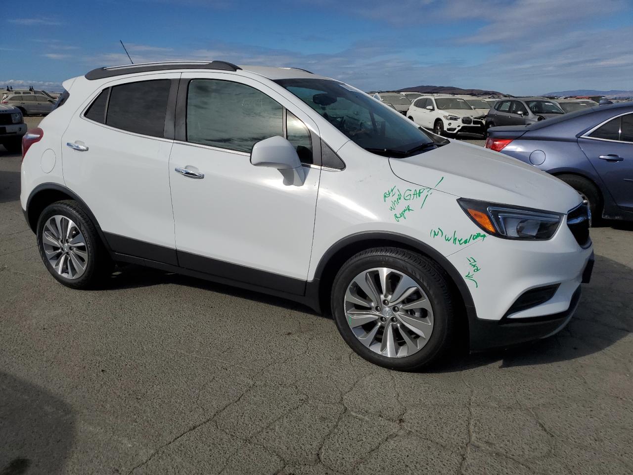 2020 Buick Encore VIN KL4CJASB2LB336086 Copart auction photo, front end damage thumbnail 4