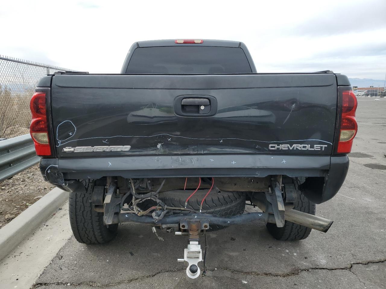 2005 Chevrolet Silverado VIN 1GCHC23285F855794 Copart auction photo, rear end damage thumbnail 6