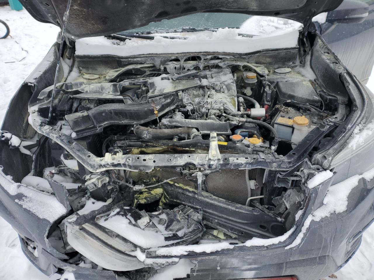 2021 Subaru Forester VIN JF2SKARC6MH430534 Copart auction photo, burn - engine / front end damage thumbnail 12